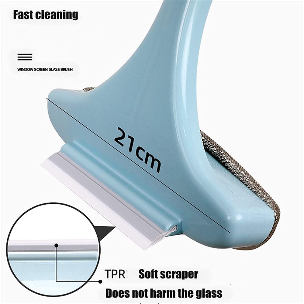 Multifunctional 2 in 1 Window Cleaning set Brush With Long Handle