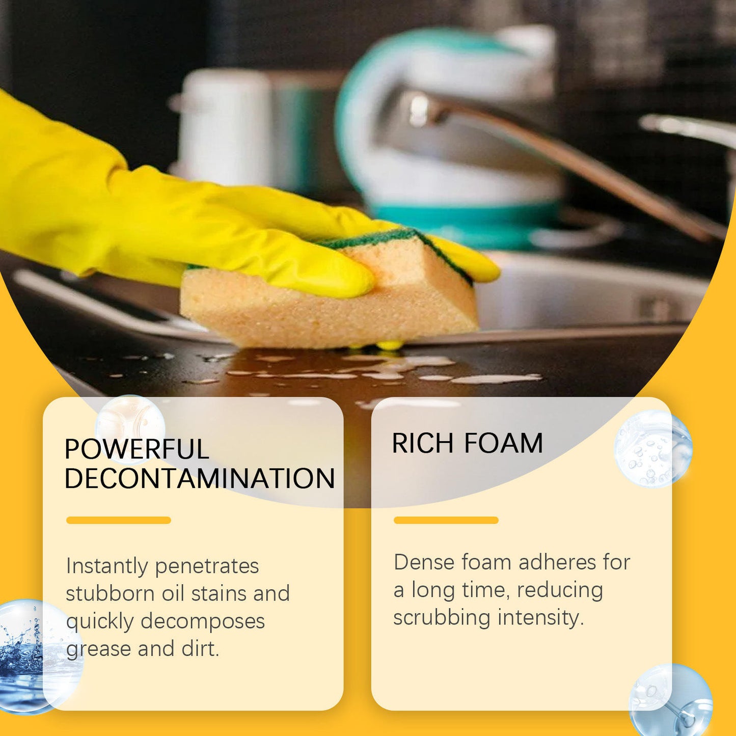 Kitchen Oil & Grease Stain Cleaning Remover Spray (250 ml)