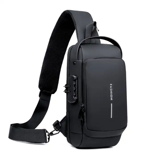 Anti‑Theft USB‑Charging Crossbody Sling Backpack for Men & Women –  Adjustable Travel Shoulder Bag